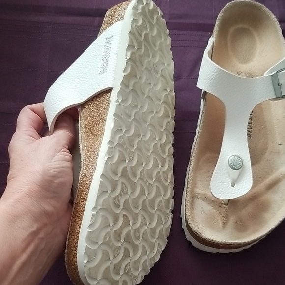 Birkenstock White Women's Sandals - Picture 3 of 6